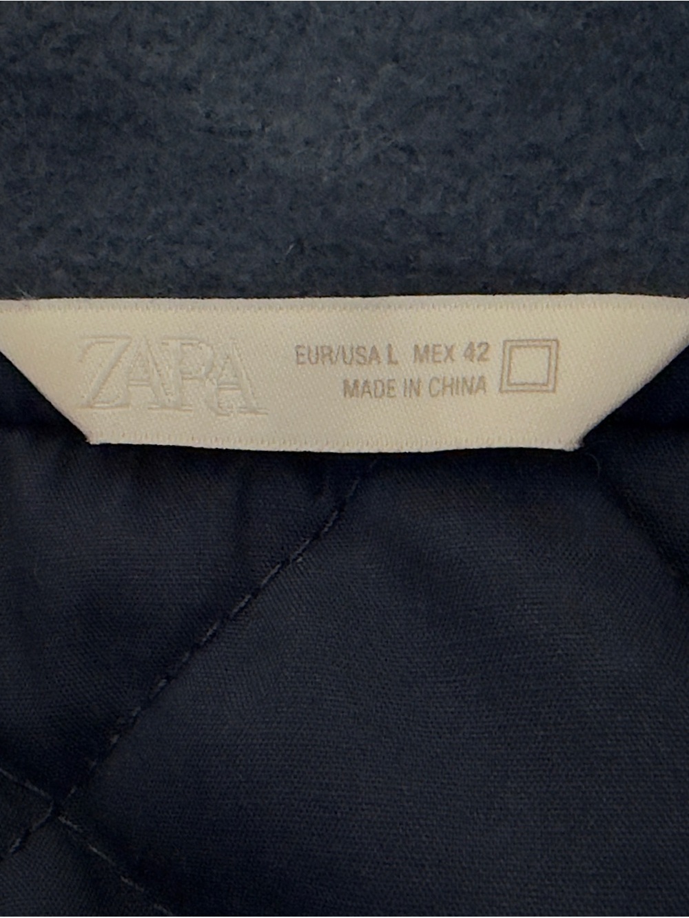 Zara - Patched Quilted Bomber Jacket - Picture 7 of 7